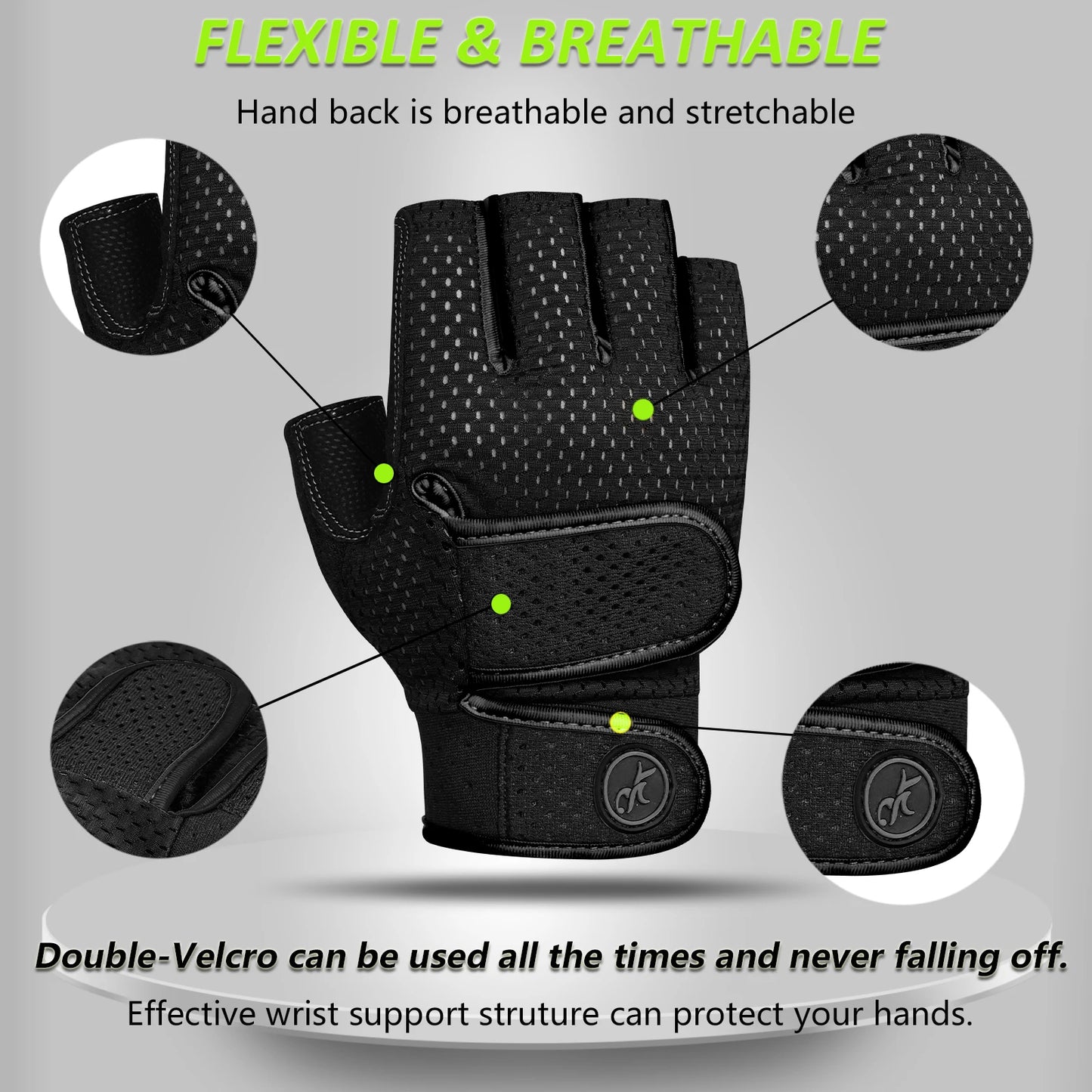Weight Lifting Gym Gloves