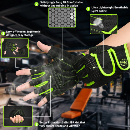 Weight Lifting Gym Gloves
