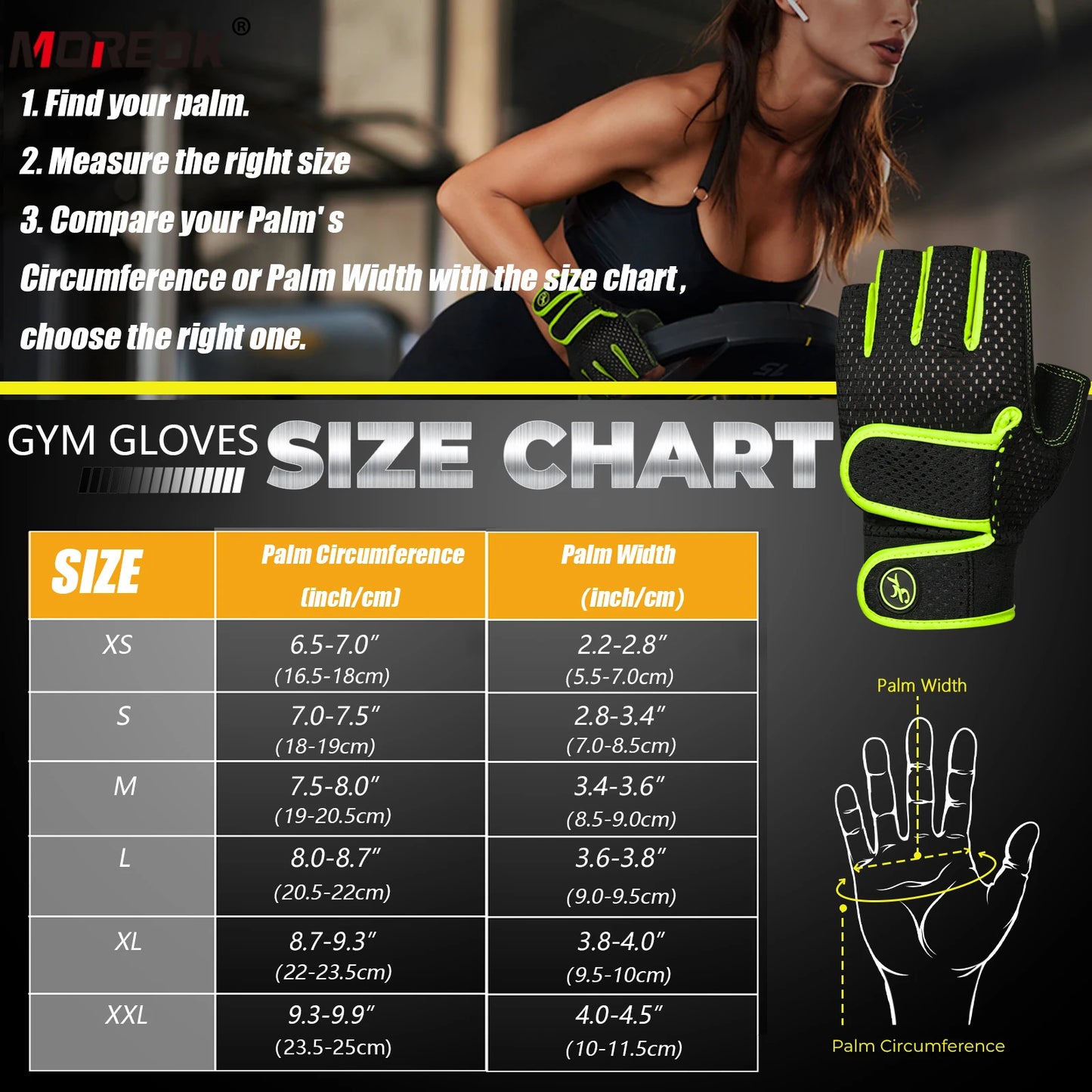 Weight Lifting Gym Gloves