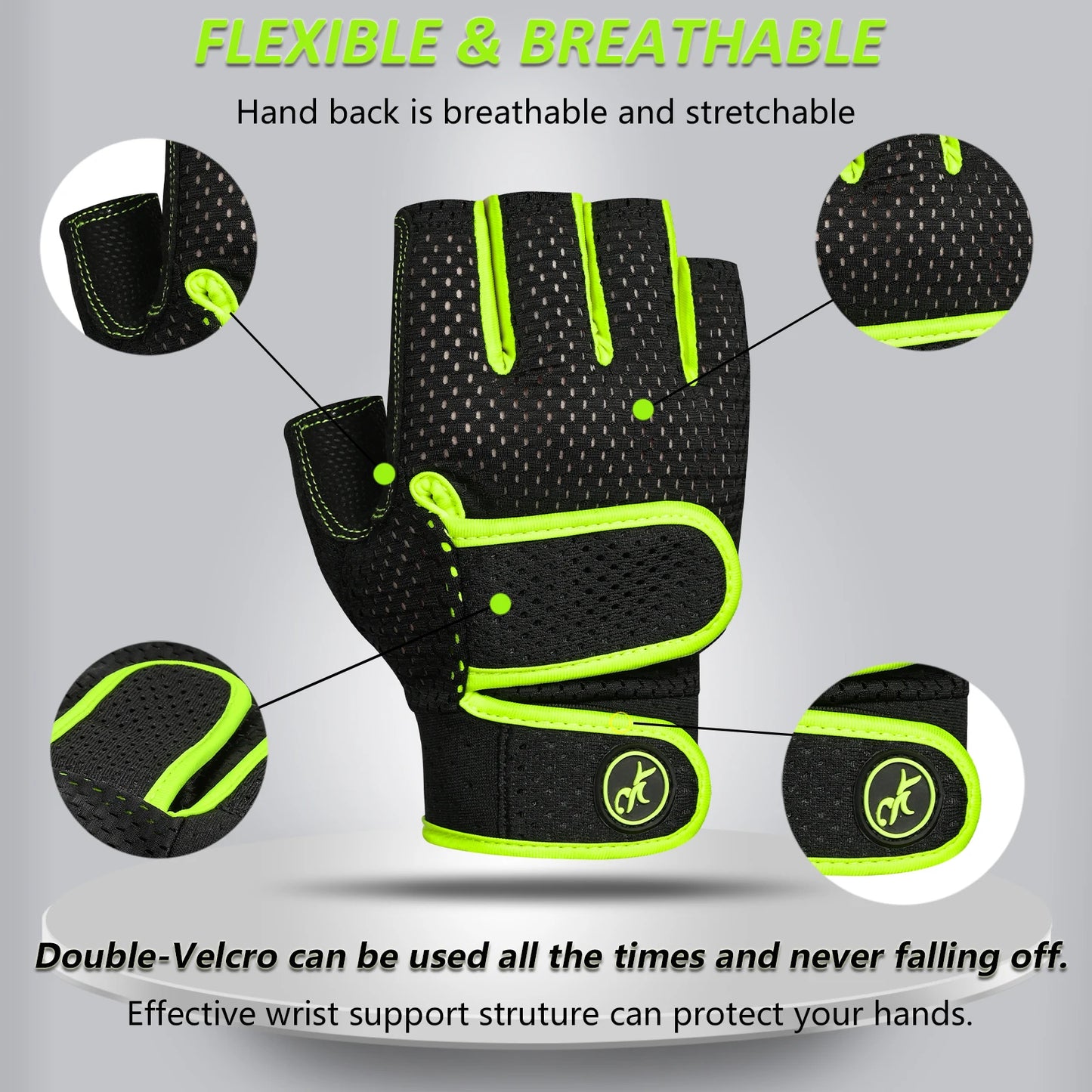 Weight Lifting Gym Gloves