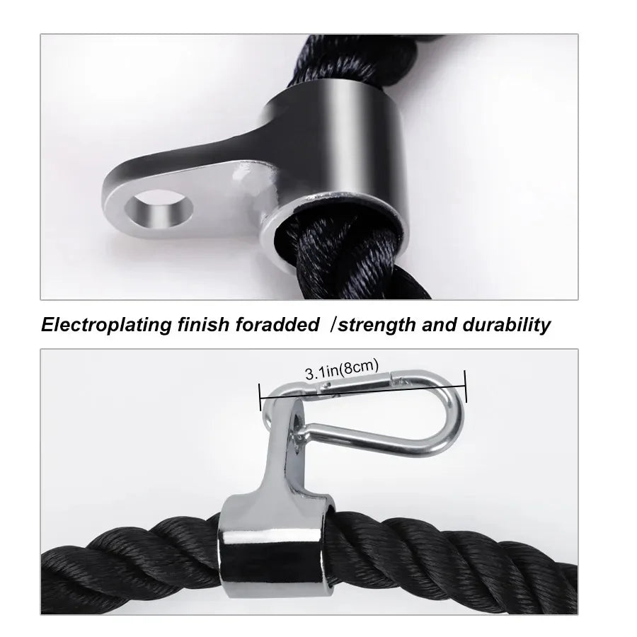 Exercise Cable Ropes/Grip Attatchments