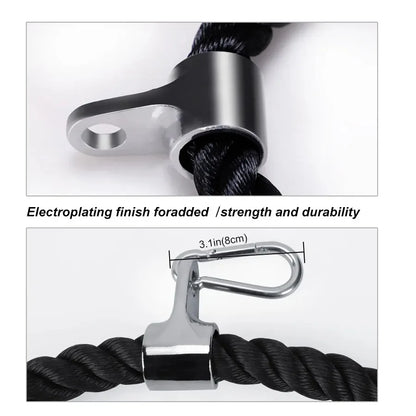 Exercise Cable Ropes/Grip Attatchments