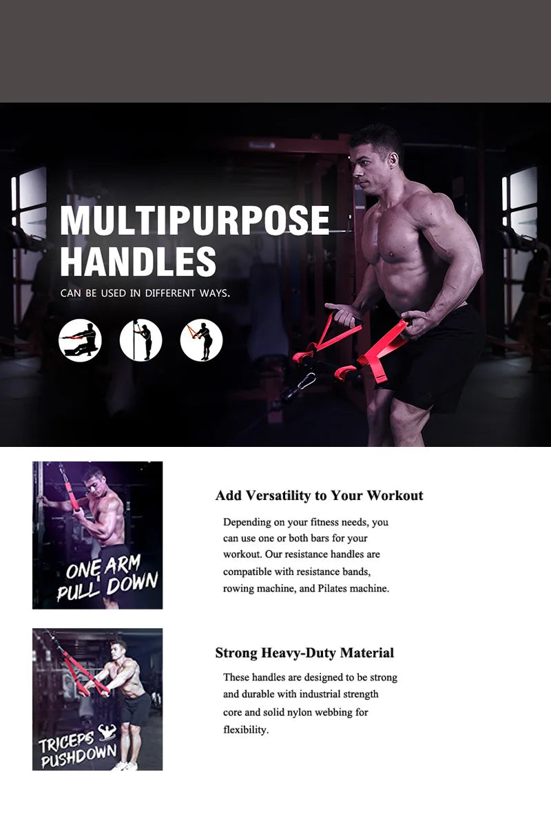 Exercise Cable Ropes/Grip Attatchments