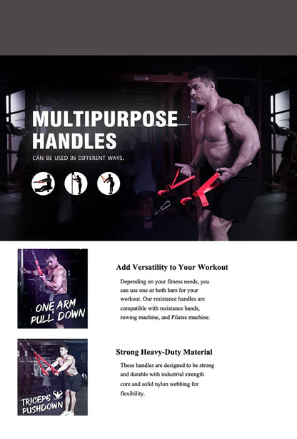 Exercise Cable Ropes/Grip Attatchments